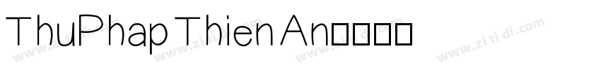 ThuPhap Thien An字体转换